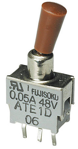 ニデックコンポーネンツ　スタンダードトグルスイッチ　ATE1D-2M3-10-Z 「在庫掲載」