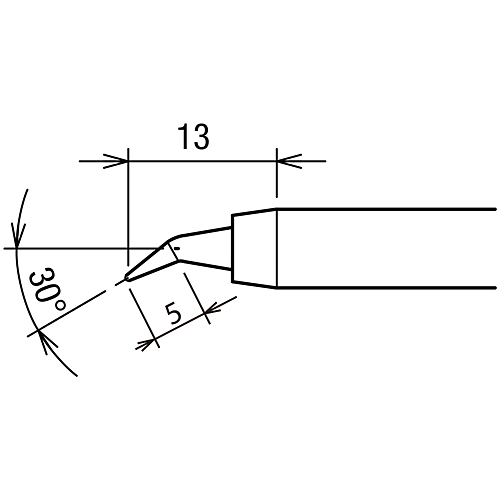 太洋電機産業　替こて先ＬＢ型　ＲＸ８０２／８５２ＡＳ用　RX-80HRT-PHLBJ