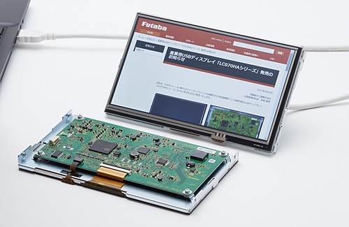 双葉電子工業　コマンド式TFT-LCDモジュール7.0インチ　LC070LB1□□