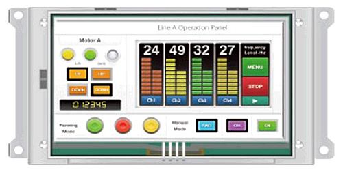 DMC(ディエムシー)　4.3型組込用タッチパネルコンピュータ　EM8-W104A7-0005-107