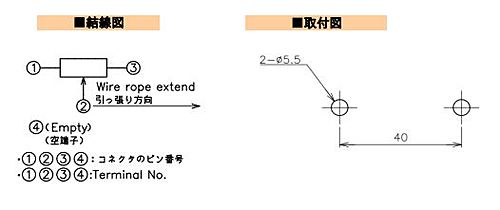 緑測器　接触式ワイヤー型リニアセンサ　CP-45F-50LS 10Kｵｰﾑ