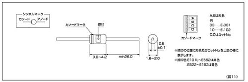 SEMITEC　CRD Eシリーズ（アキシャルリードタイプ）　E-352
