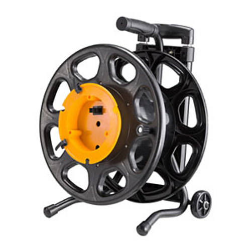 サンワサプライ　ケーブルリール（伸縮ハンドル、キャスター付き）　LAN-TL21「在庫掲載」