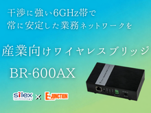 サイレックス 産業向けワイヤレスブリッジBR-600AXのご紹介